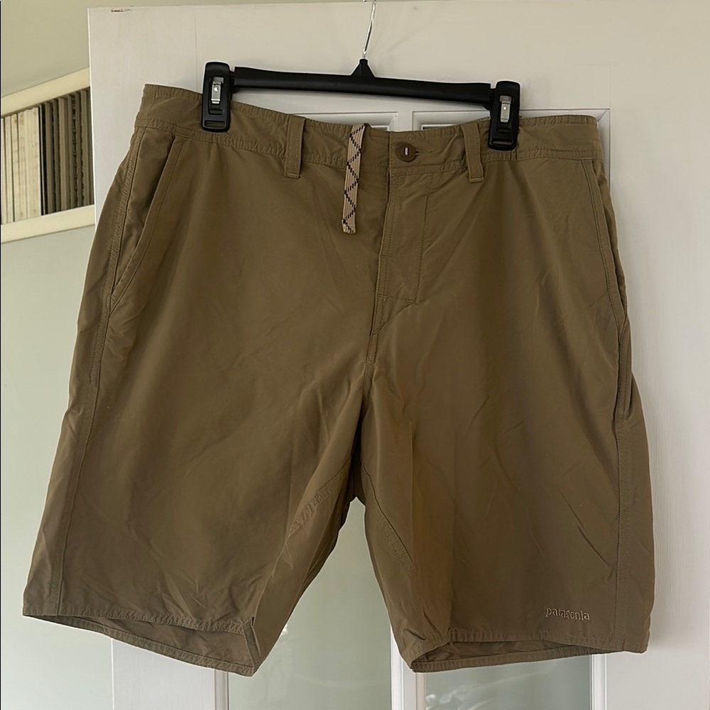 Patagonia Tan Wavefarer Shorts